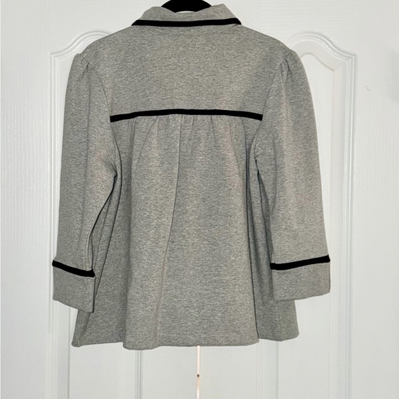 Motto Gray Jacket with Black Trim - Picture 2 of 6